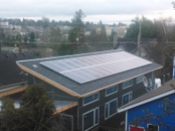 6.72 kW solar array. Photo by Becky Chan.